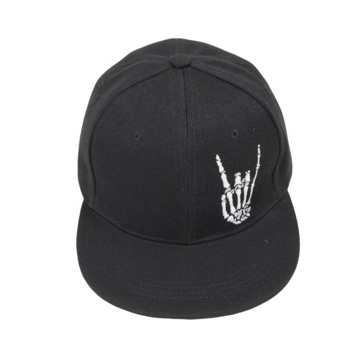 NEW SKULL FINGER EMBROIDERED BASEBALL CAP_CWAH1130