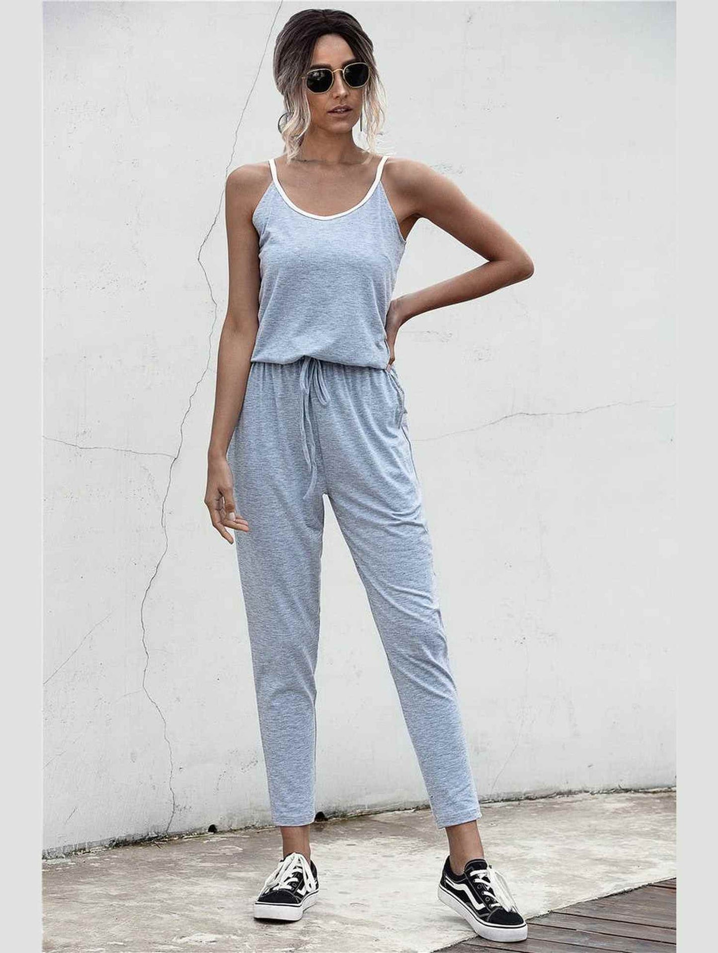 COLOR MATCHING CAMISOLE JUMPSUIT_CWSJS0430