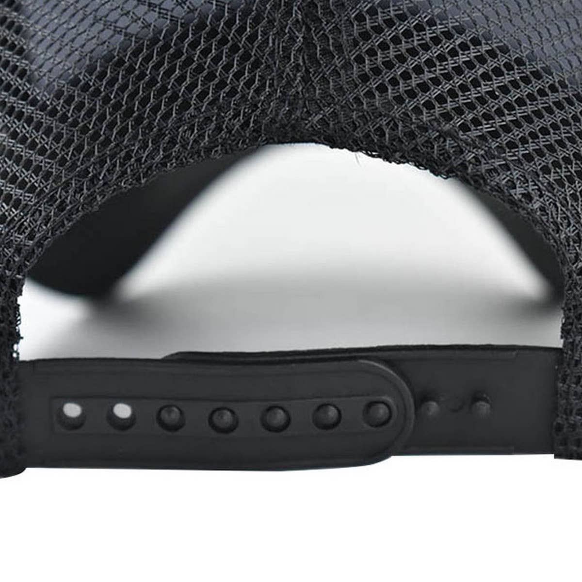 CLASSIC COTTON SOLID BREATHABLE MESH TRUCKER HAT_CWAH1371