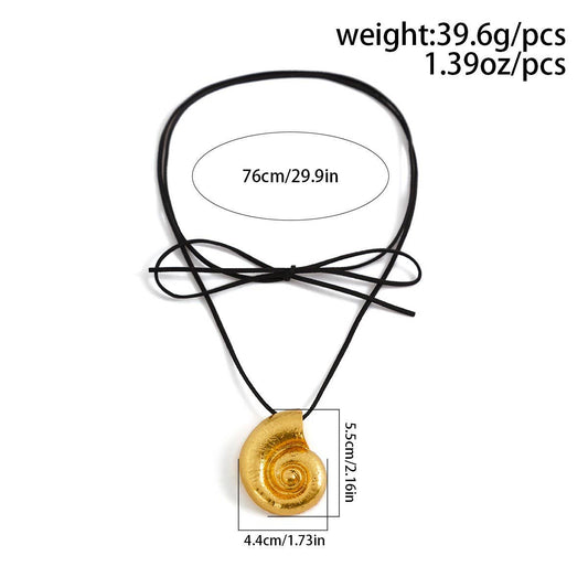 SWEET AND COOL BEACH METAL STARFISH NECKLACE