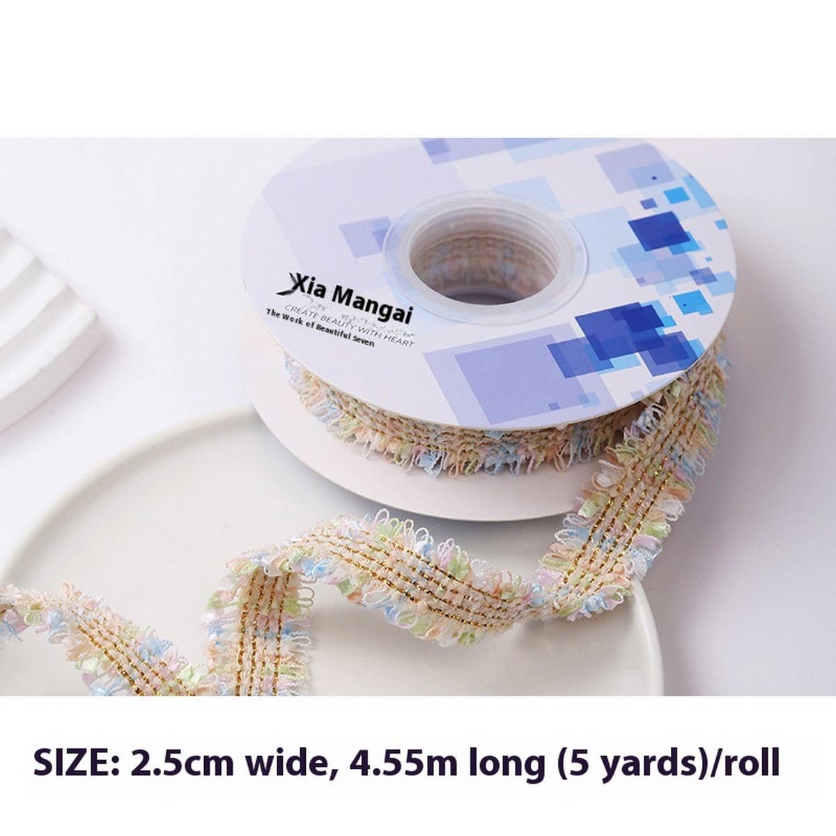 RIBBON TWEED BOUQUET FLOWER WRAP DIY RIBBON