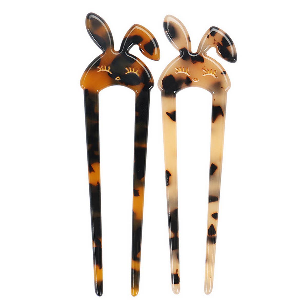 RABBIT HAIRPIN U-SHAPED CUTE BUN HAIRPIN_CWAHA4221