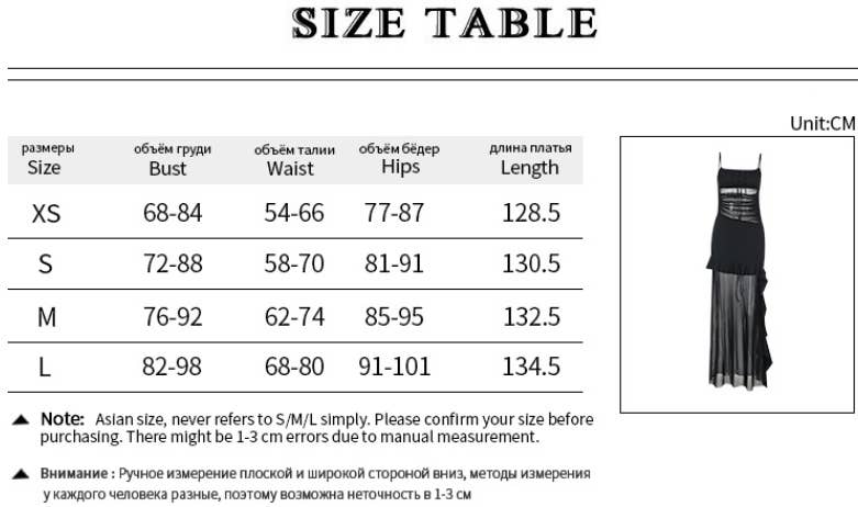 CWDMD5070_SEXY MESH RUFFLE TIE STRAP SLIT BODYCON DRESS