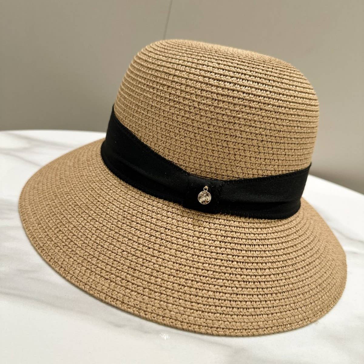 Summer outdoor beach vacation sun hat_CWAH3597