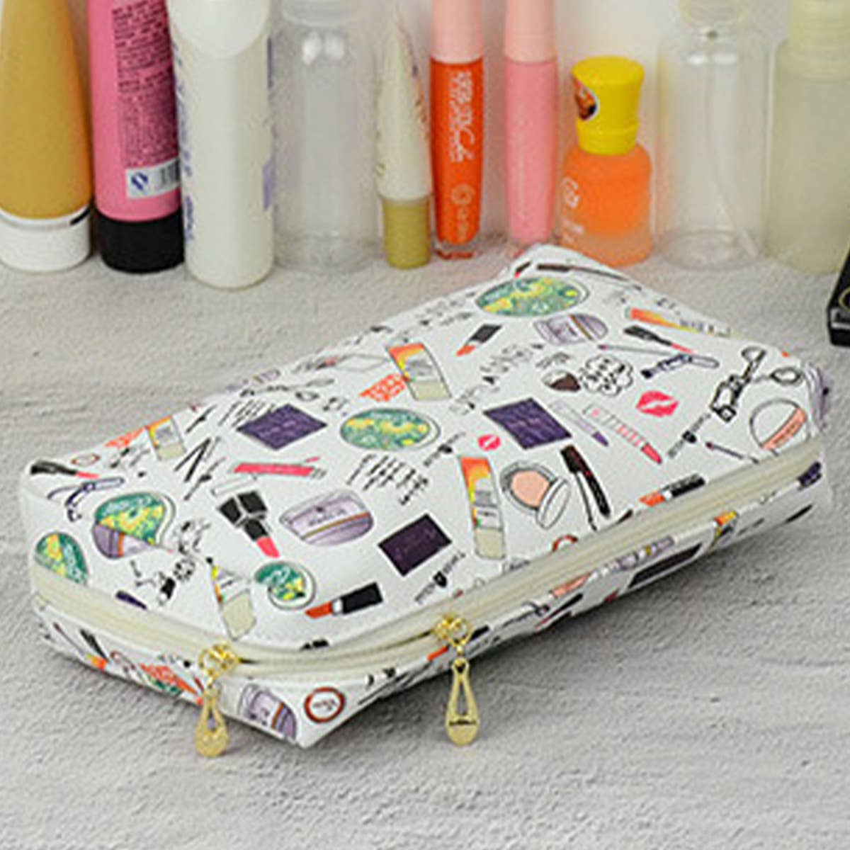 CONVENIENT FASHION PRINTING MAKEUP STORAGE BAG_CWAB1095