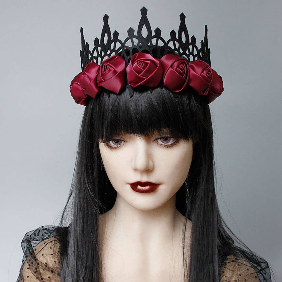HALLOWEEN WITCH ROSE CROWN