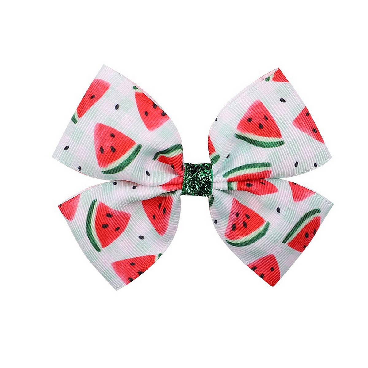 CHILDREN'S FRUIT PRINT BOW HAIR CLIP