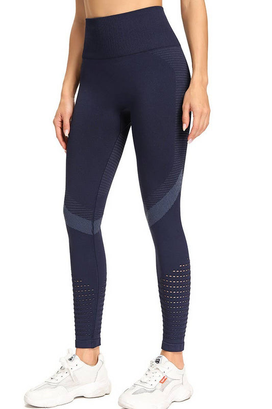 CWBLP1781_HIGH WAIST MESH TIGHT RUNNING SPORTS YOGA PANTS