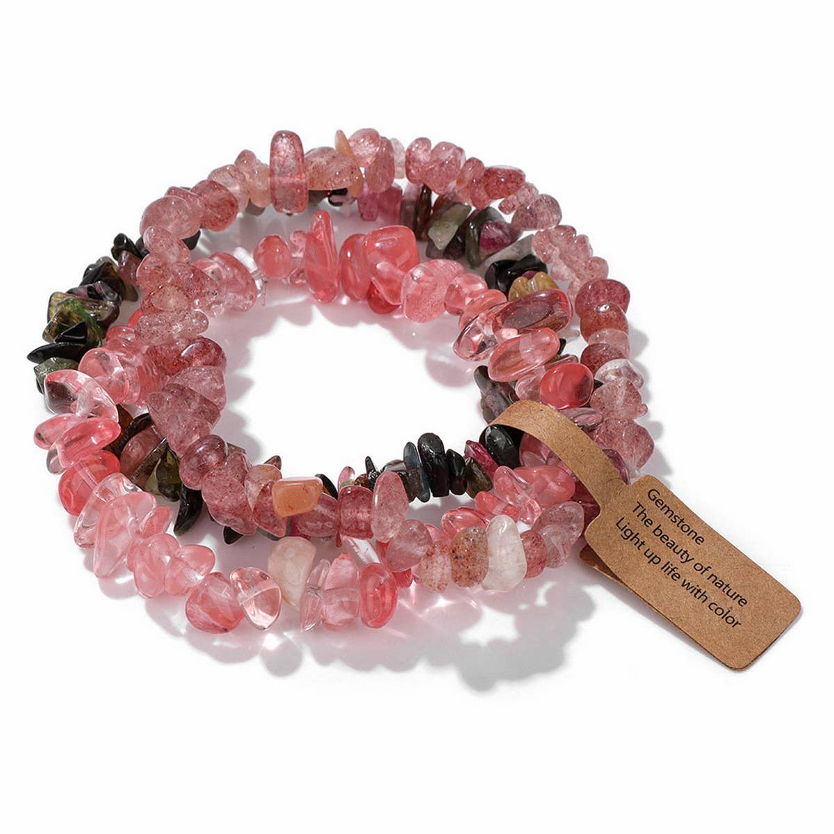 CWAJE4296_VINTAGE IRREGULAR GRAVEL THREE-PIECE BRACELET