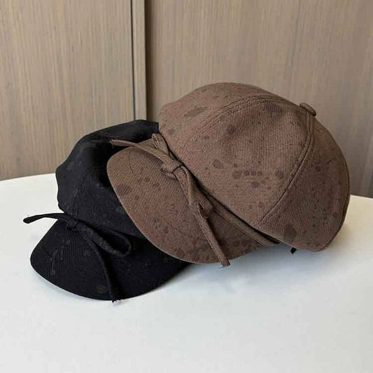VERSATILE CASUAL BOW TIE BERET_CWAB2914