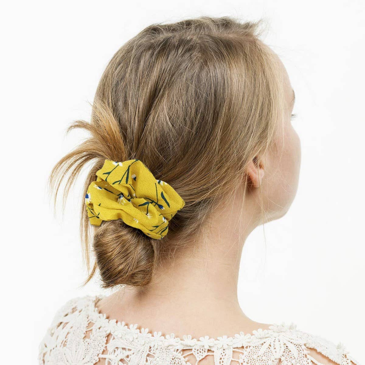 CHIFFON FABRIC HAIRBAND HAIR ACCESSORIES HAIR TIE