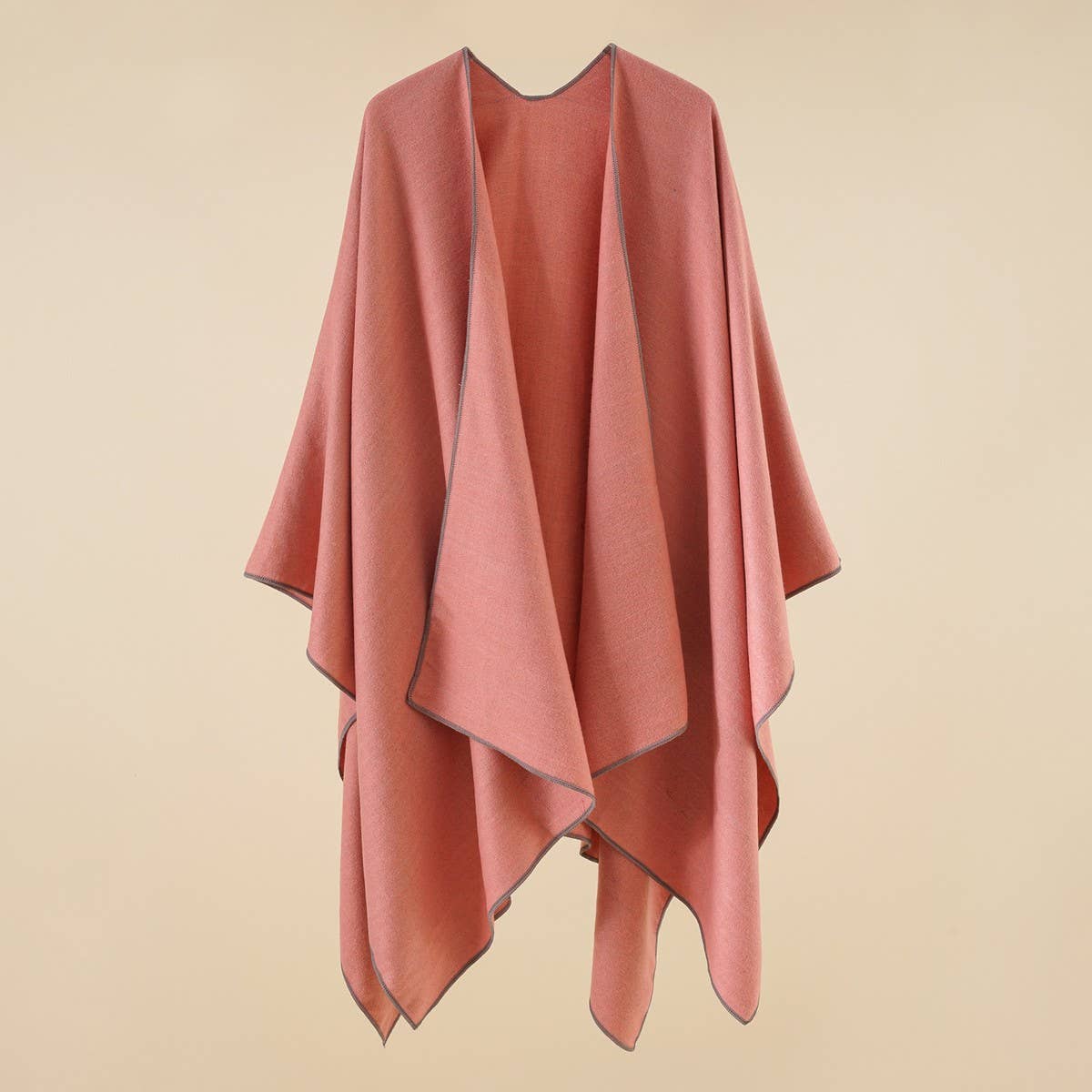WARM CAPE SIMPLE SOLID COLOR FASHIONABLE SHAWL