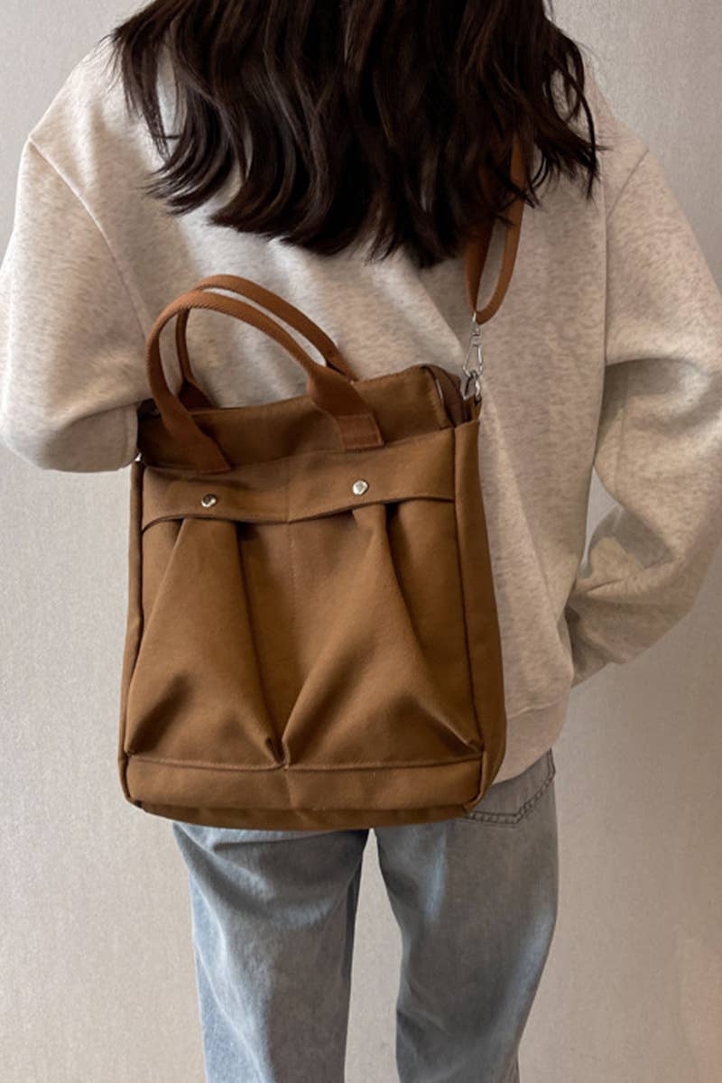 WRINKLED POCKET LARGE CANVAS MESSENGER BAG_CUAB0100