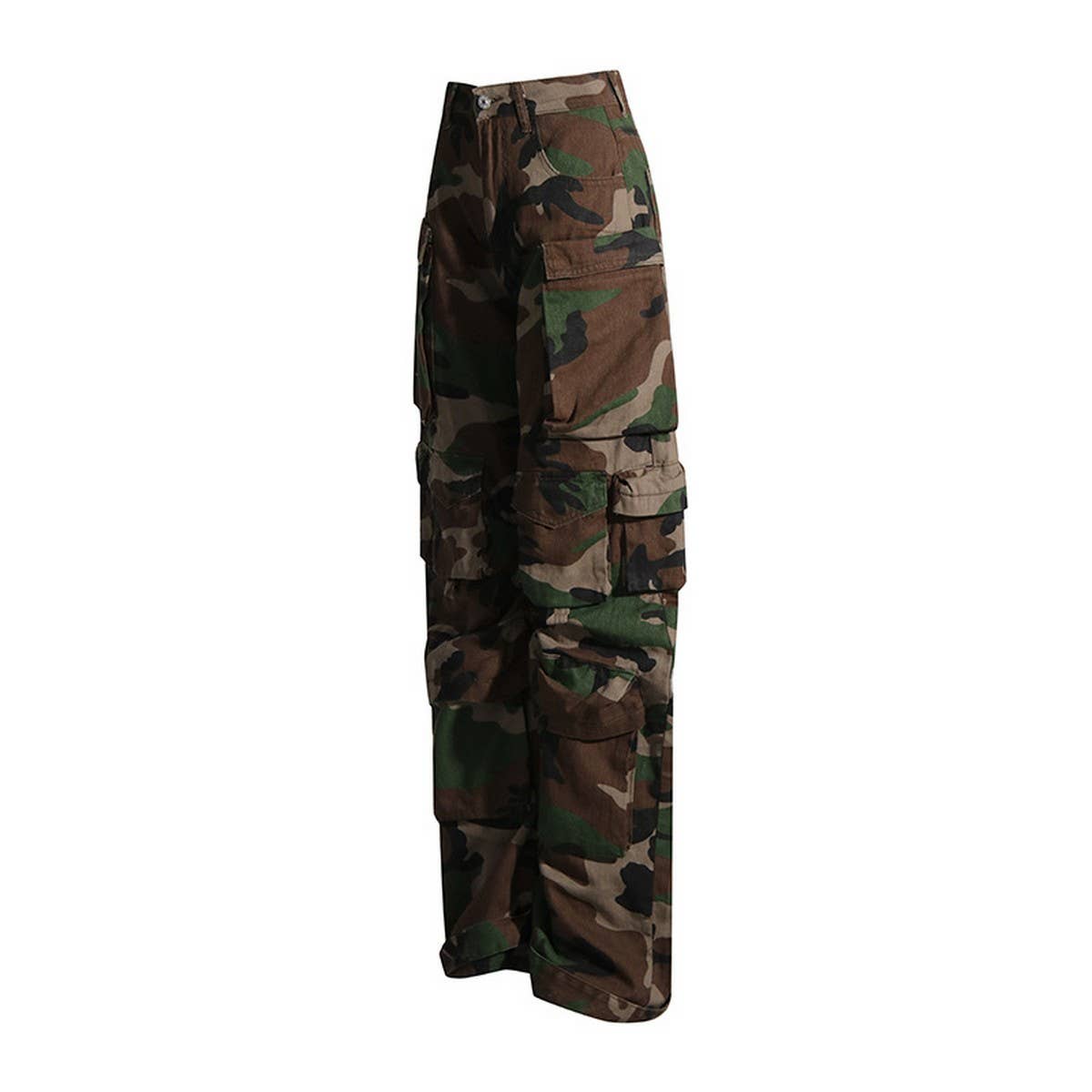 HIP HOP STYLE MULTI POCKET CAMOUFLAGE JEANS