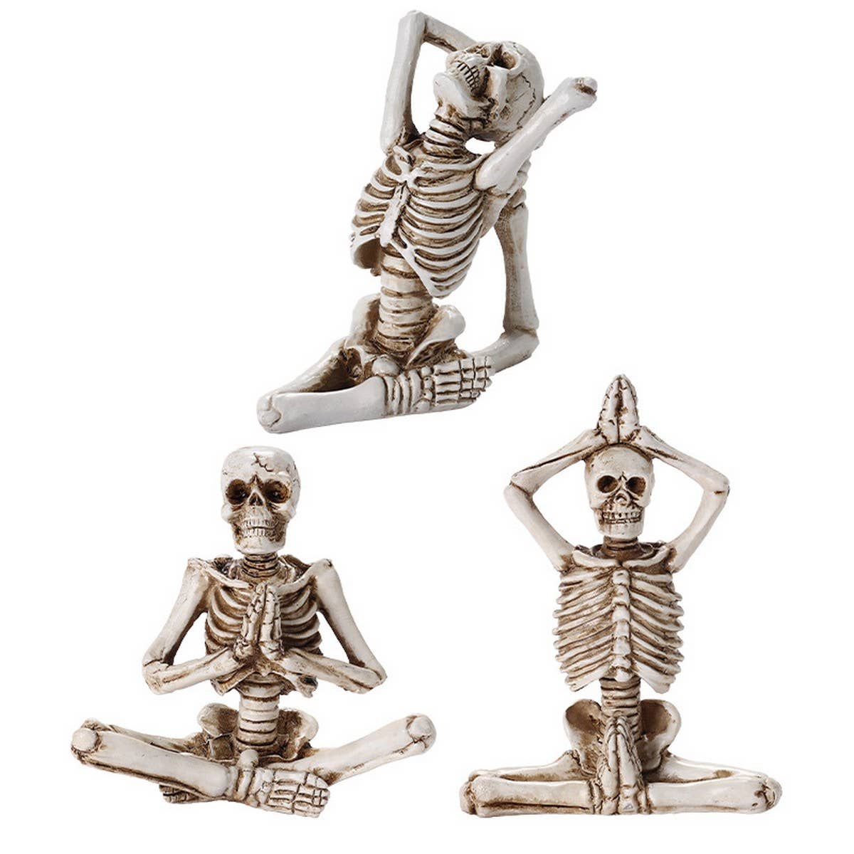 Scary Yoga Skeleton Halloween Garden Decor_CWAJE5298