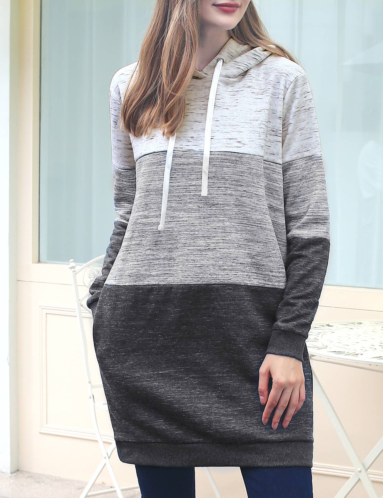 CWOHOL449_Lightweight Thin Long Hoodie