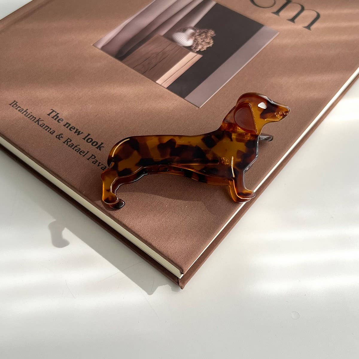 Dachshund Dog Acetate Hair Claw Clip for Girls