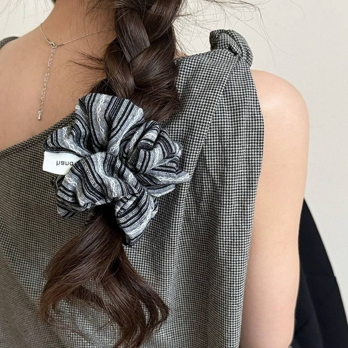 FRESH STRIPED COLON HAIR SCRUNCHIES