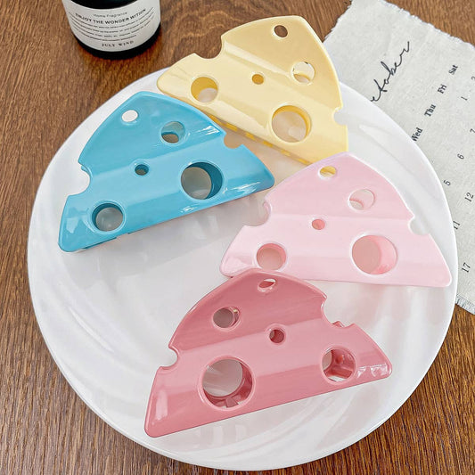 Cheese Hair Claw - Cute Large Clip for Girls_CWAHA0392