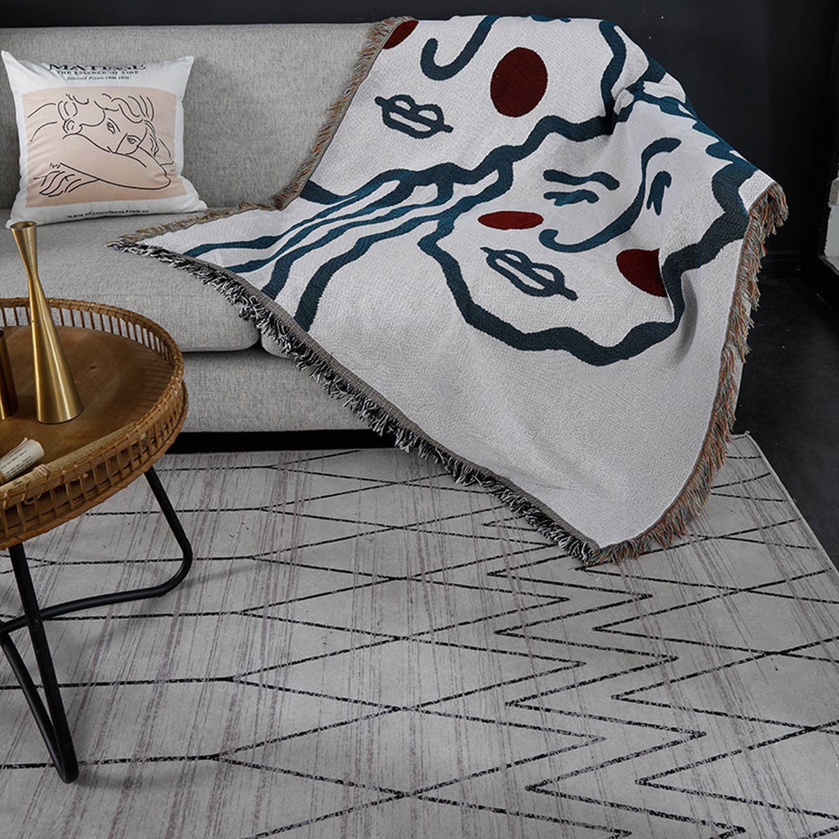 SIMPLE MULTIFUNCTIONAL BLANKET SOFA BLANKET_CWMM0327