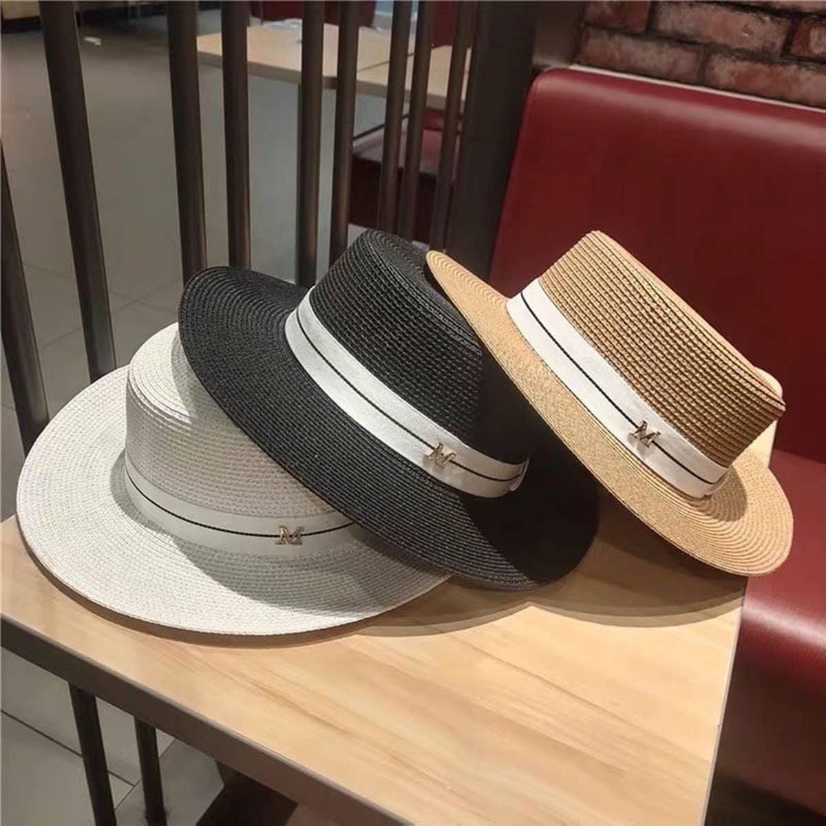 Summer retro fashion sun hat for women_CWAH3440