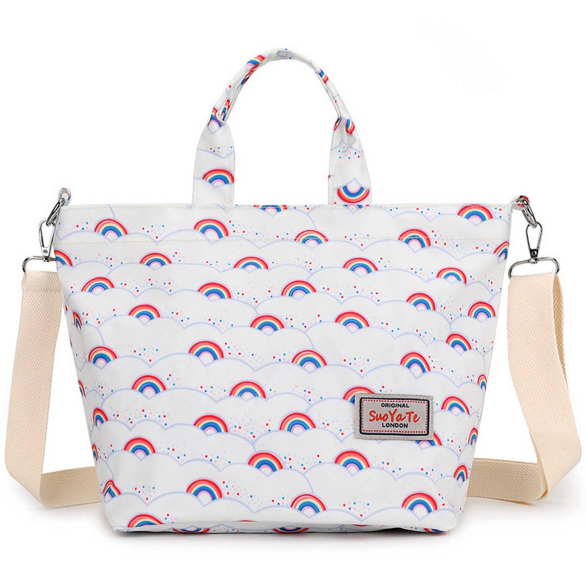 OXFORD PRINTED NYLON LIGHTWEIGHT SHOULDER BAG_CWASC1784