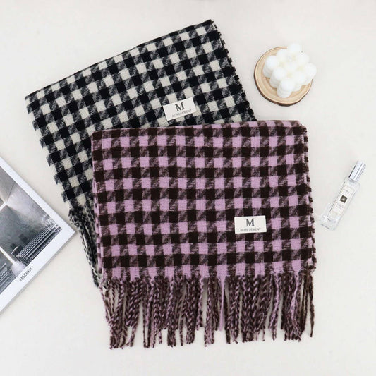 2024 NEW DOUBLE-SIDED SIMPLE TASSEL SCARF_CWASC1106
