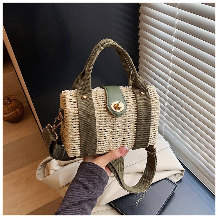 Artistic beach versatile hand-held crossbody bag