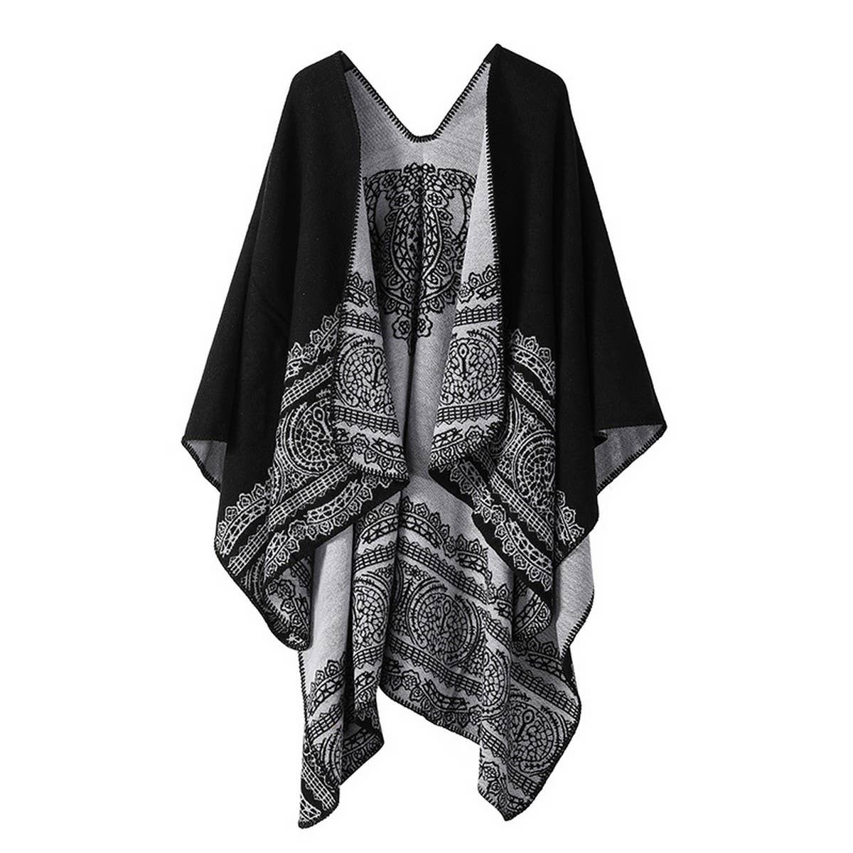 SHAWL WARM CAPE WITH CASHMERE CAPE