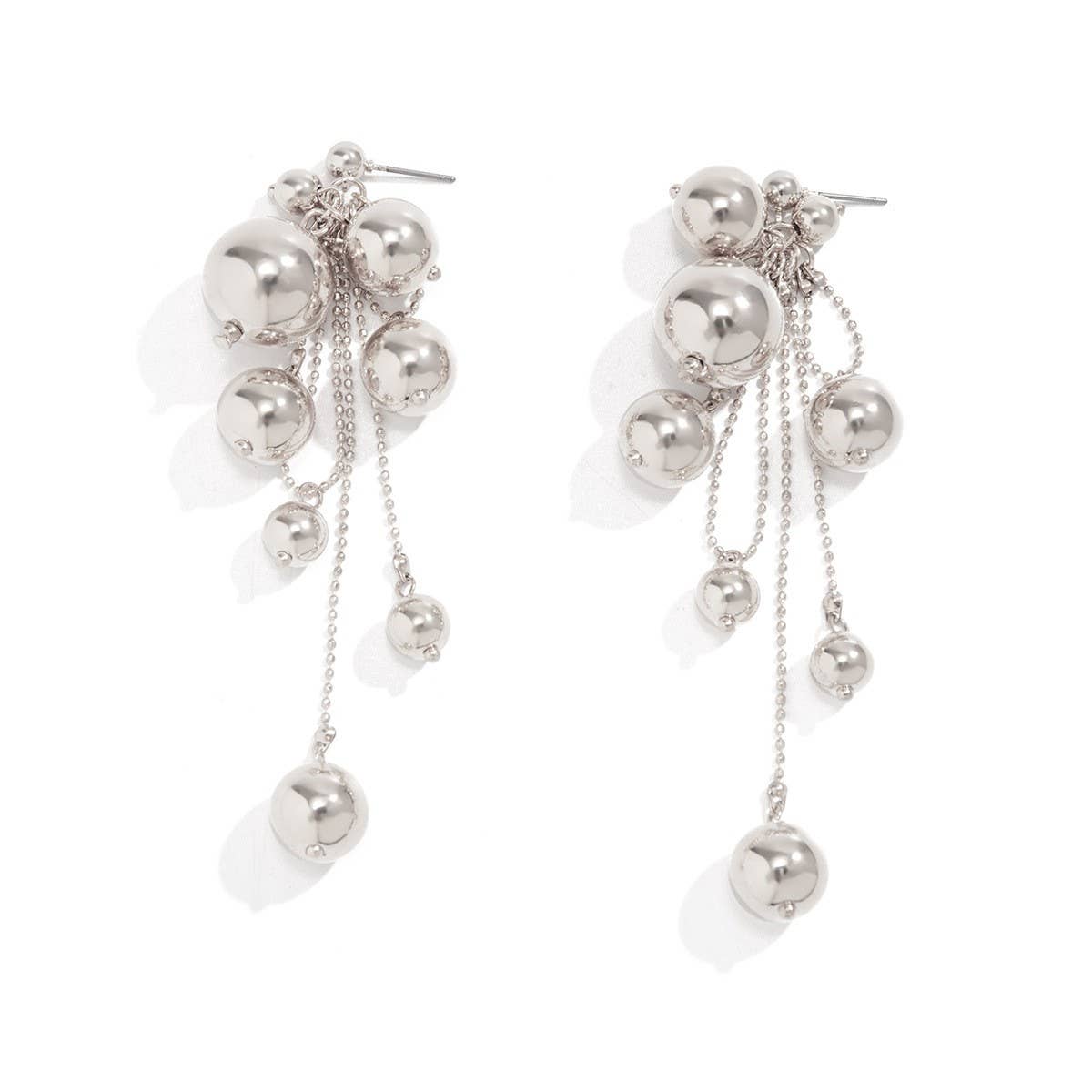 IMITATION PEARL TASSEL PENDANT EARRINGS
