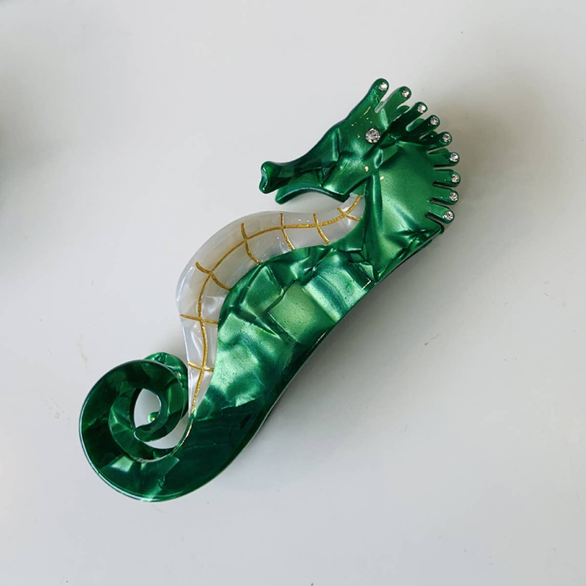 OCEAN WHALE SHELL FISH SEASHELL HAIR CLAW CLIPS_CWAHA0550