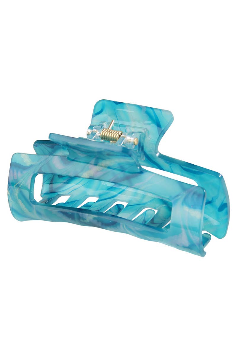 3.22" Tortoise Shell Flat Women's Hair Claw Clip_CWAHA0099