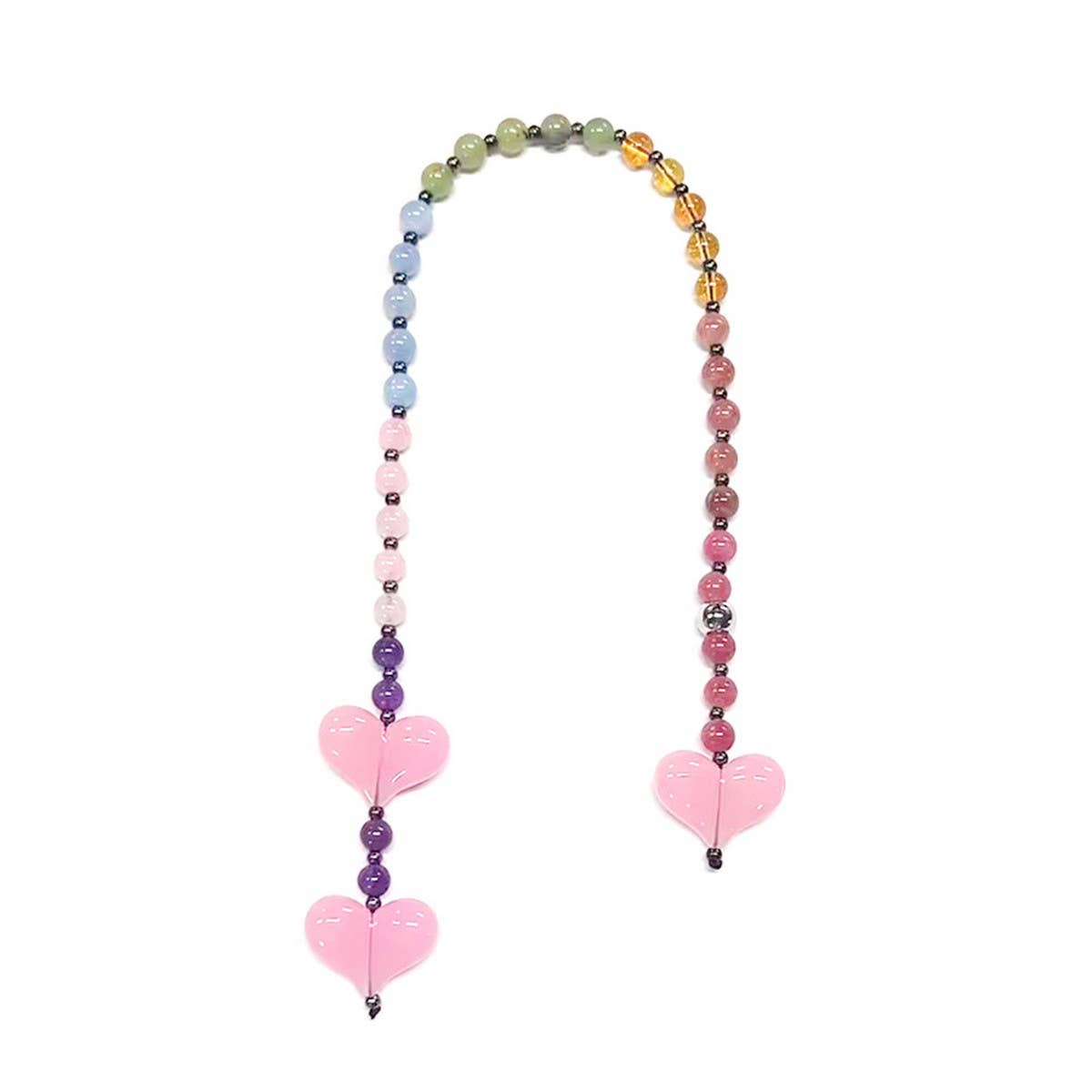 CWMM8692_COLORFUL NICHE FASHION ALL-MATCH LOVE PENDANT