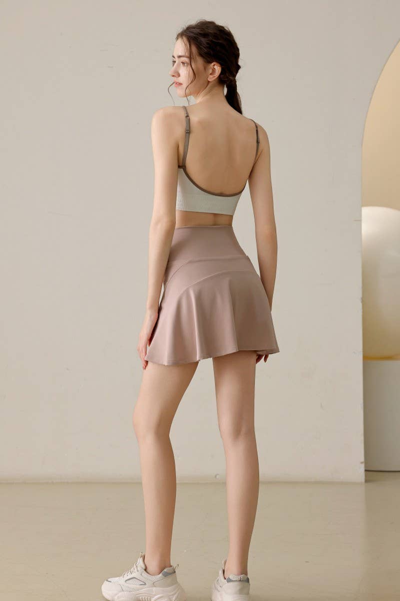 CWBSS0171_ANTI SLIP SPORTS YOGA  SHORT SKIRT