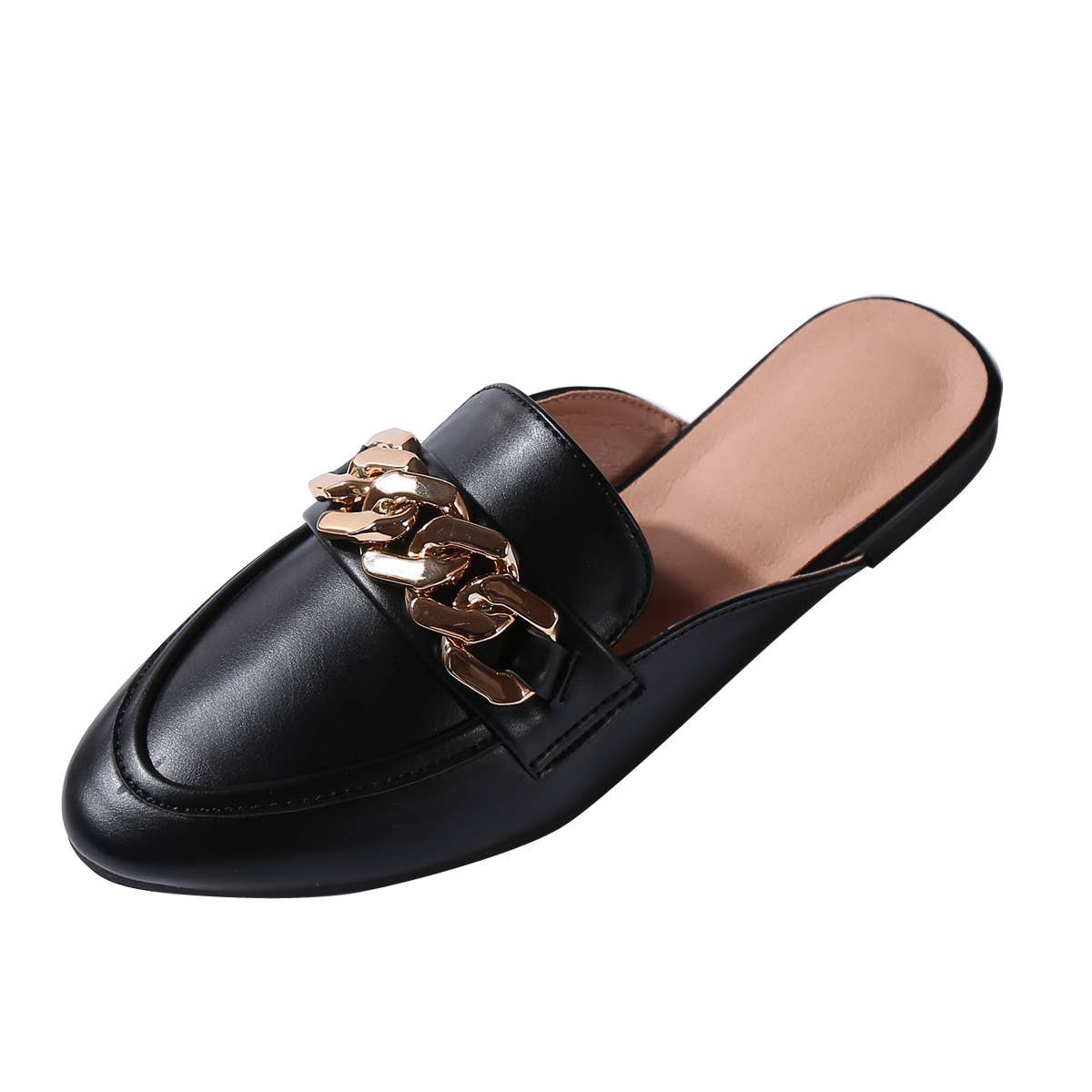 FLAT BOTTOM MULES WITHOUT HEEL