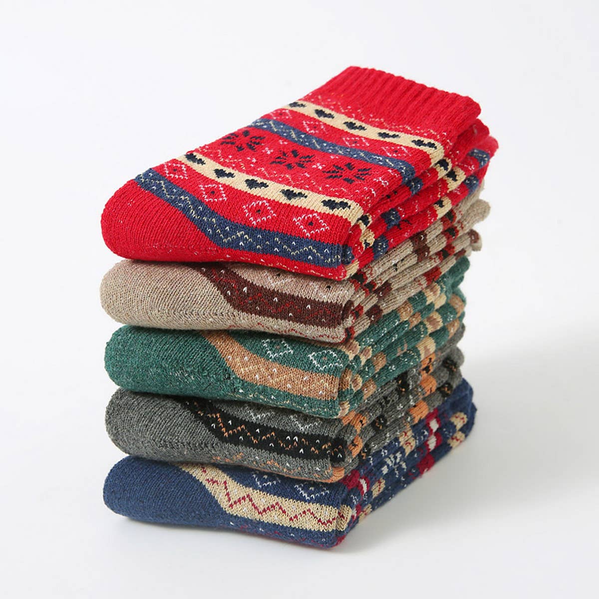 5 PAIRS OF CASUAL COLD-WEATHER SOCKS PER PACK_CWMS0694