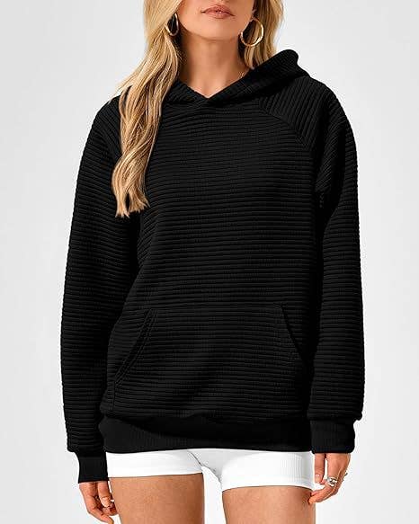 HOODED SPORTS LONG-SLEEVED CASUAL POCKET HOODIE