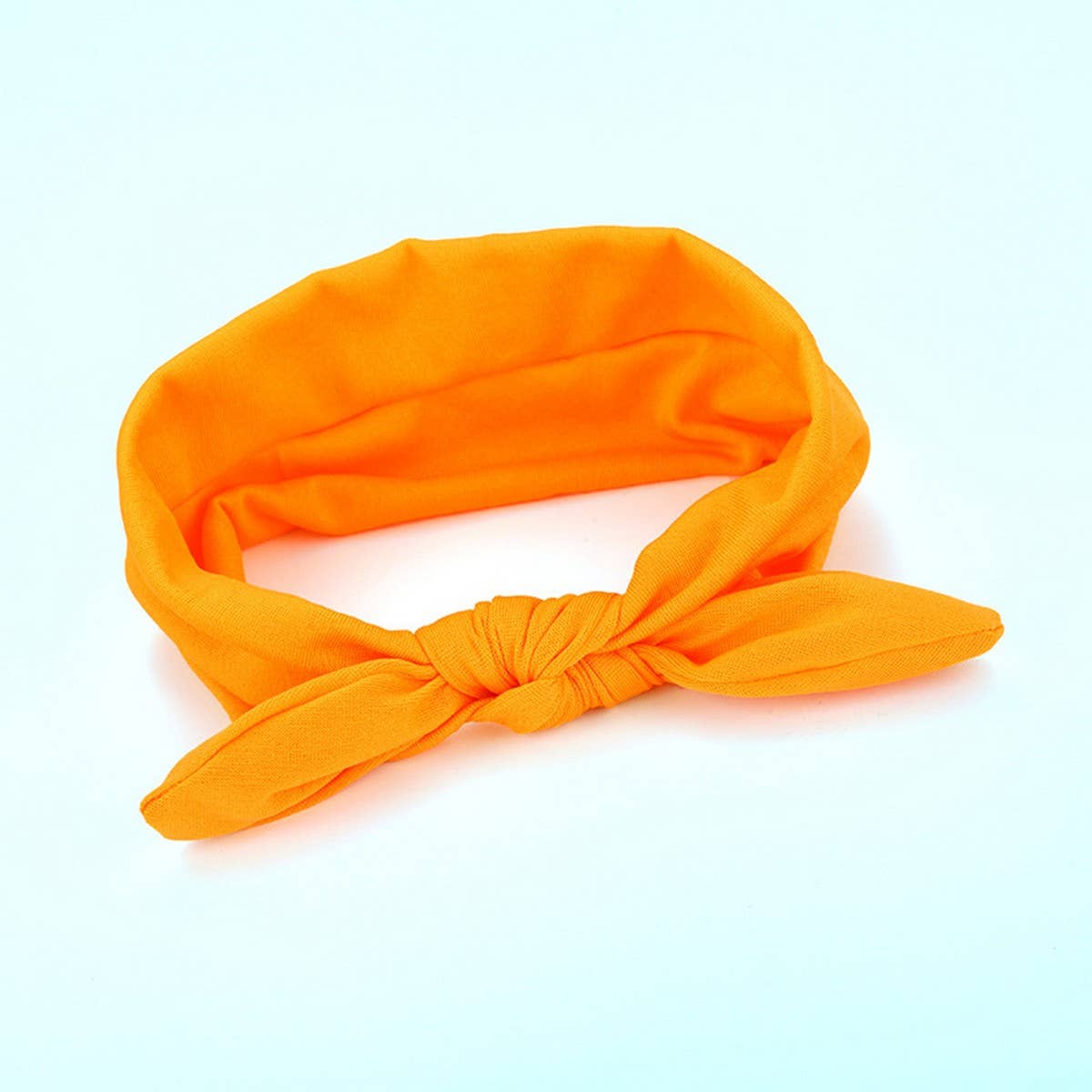 CWAHA6414_BOWKNOT FABRIC RABBIT EAR HEADBAND