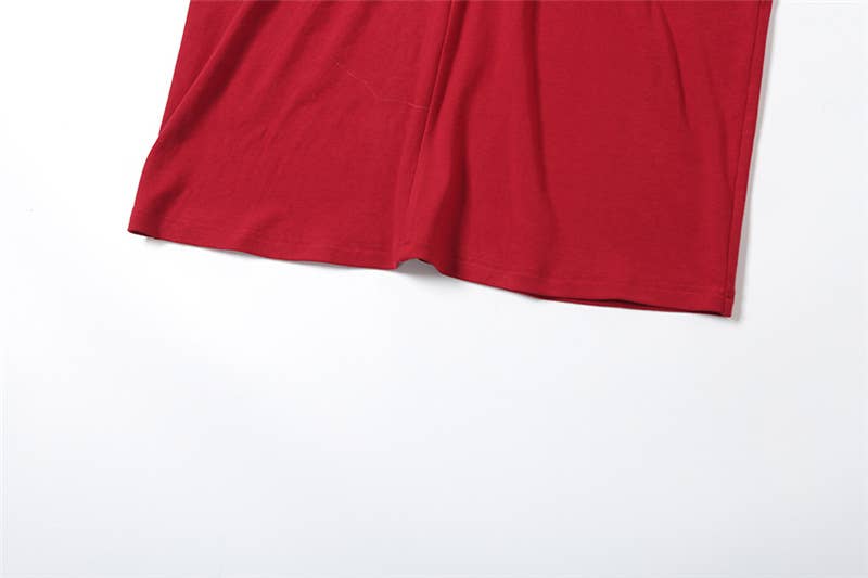 SEXY V-NECK HIGH-WAISTED SLIM DRESS WITH HIP WRAP