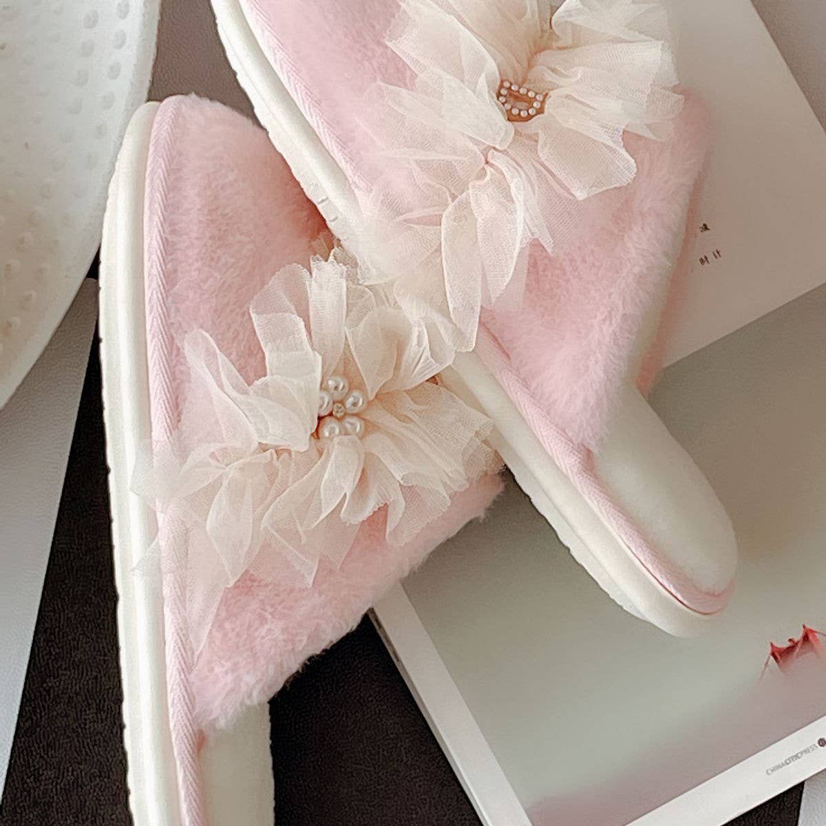 CUTE PRINCESS HOME COTTON SLIPPERS FOR WOMEN