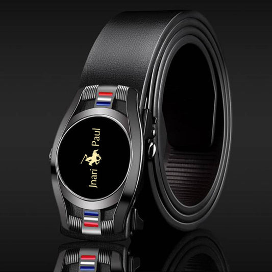 TOOTHLESS AUTOMATIC BUCKLE CASUAL BELTS_CWABE0464