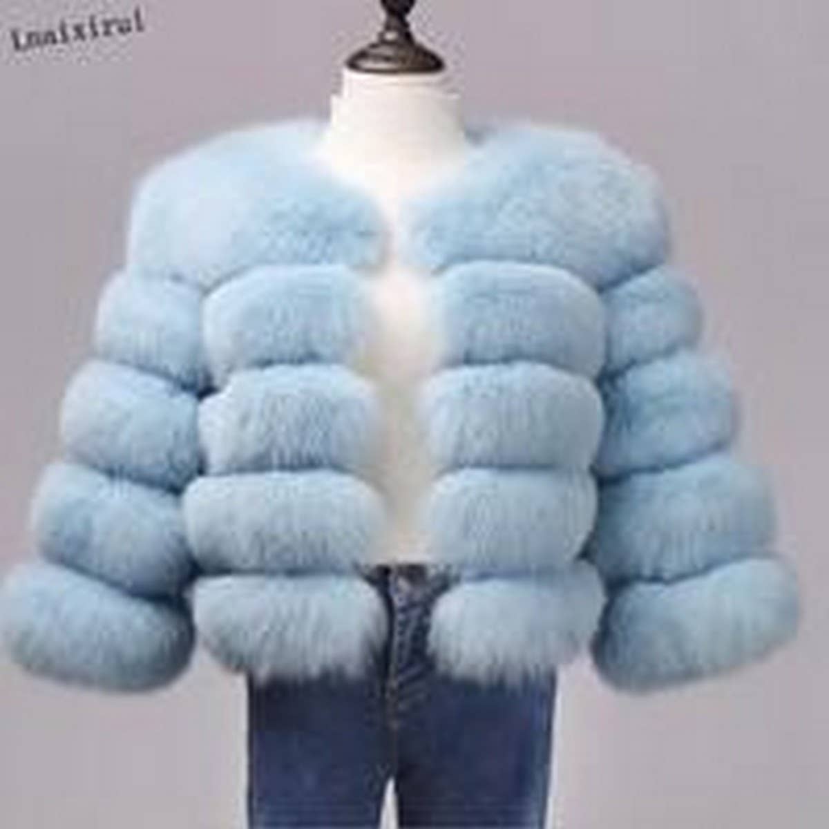Fluffy Faux Fox Fur Jacket for Women