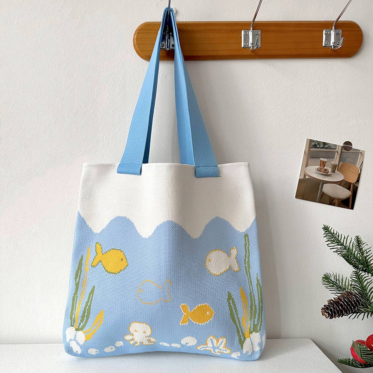 OCEAN OCTOPUS CARTOON CUTE HANDBAG_CWAB3229