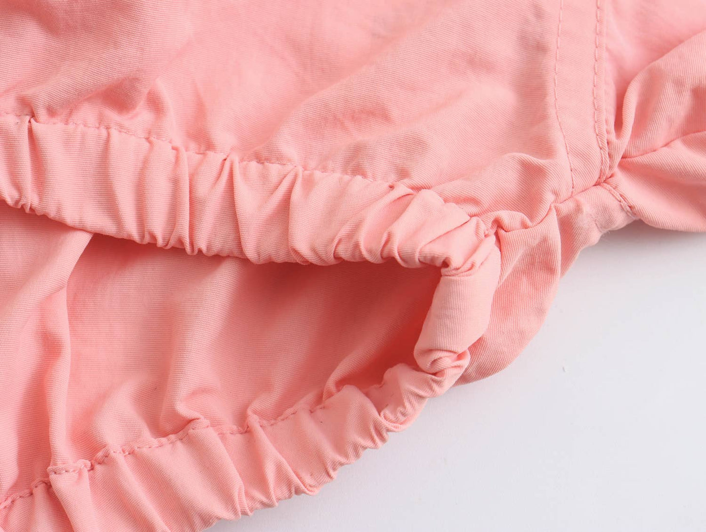 SHORT ONE ZIPPER DRAWSTRING MINIMALIST JACKET