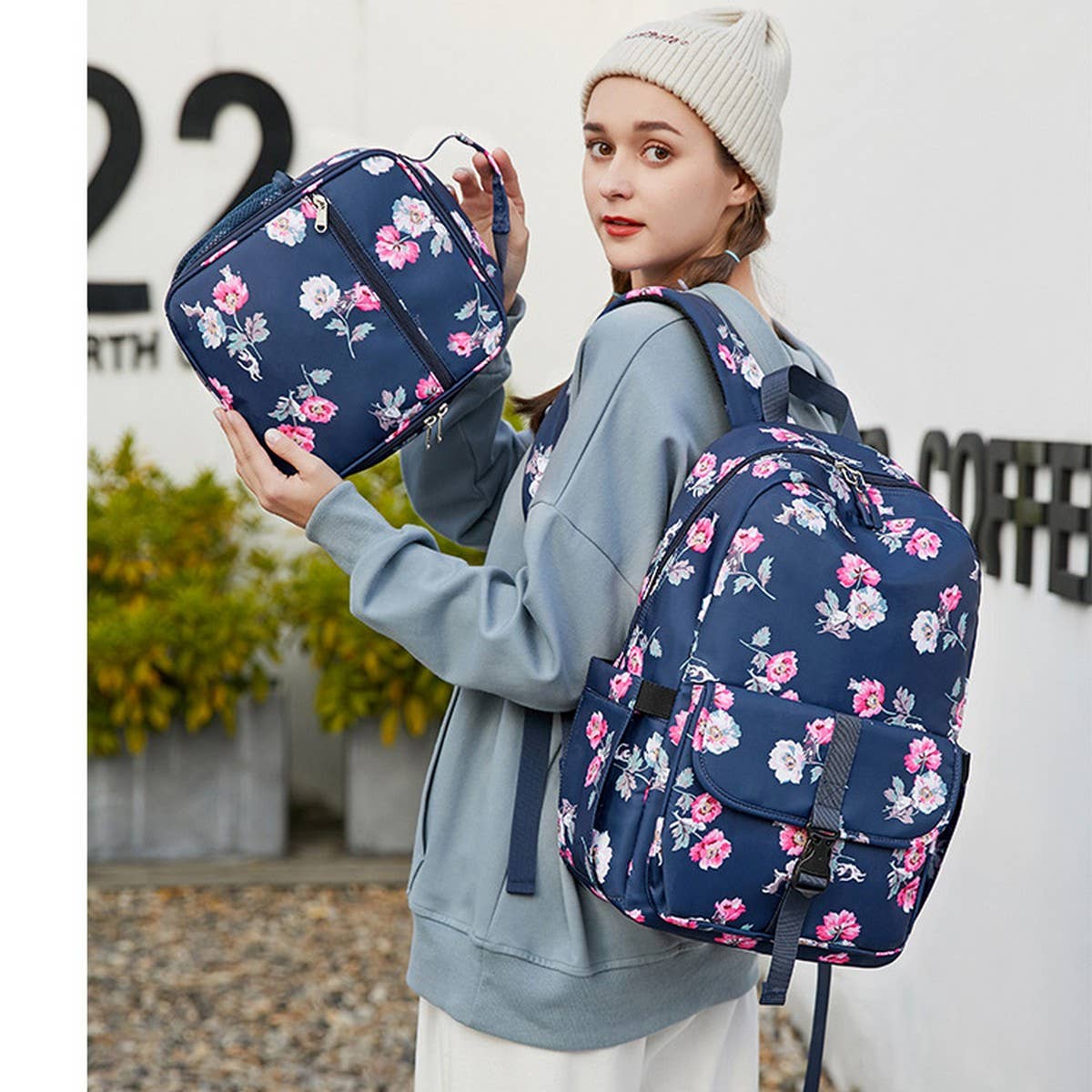 Backpacks for School??-Piece Waterproof Print Set_CWAB5514