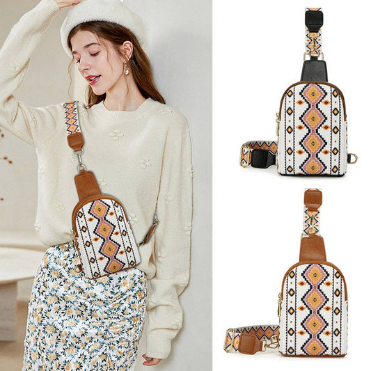 RETRO CASUAL CHEST BAG SHOULDER BAG_CWAB2700