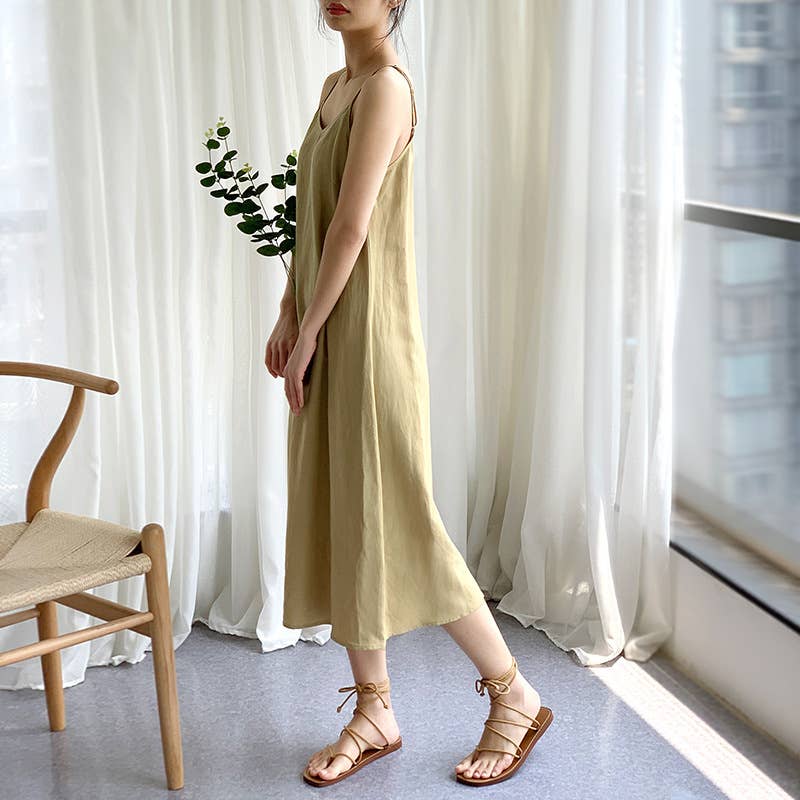 RAMIE LONG STRAP DRESS