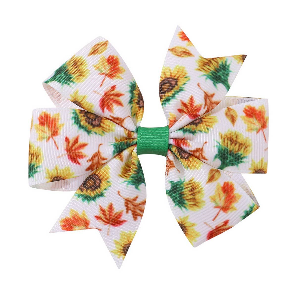 Thanksgiving Turkey Pumpkin Tail Hair Clip