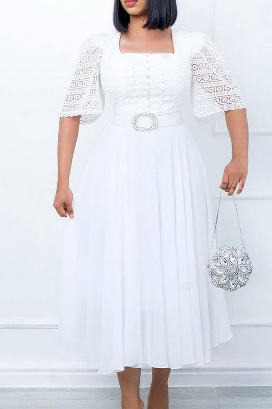 CWDMD1727_PLUS SIZE BELTED LONG DRESS