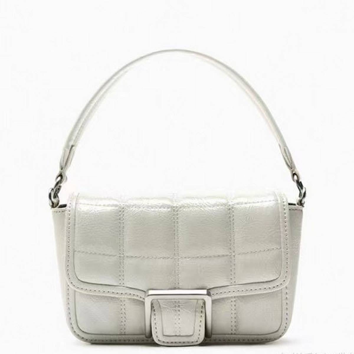 NEW VERSATILE MOTTLED LEATHER SHOULDER BAG_CWAB3437